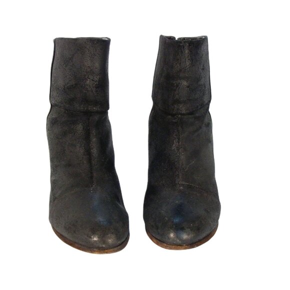 RAG & BONE Classic Newbury $495 Distressed Suede Ankle Boots Heeled Booties 8 - Picture 3 of 7